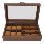 Puidust Kellakarp Tolmukindel Veekindel Retro Puidus&uuml;&uuml; Kellade Hoiustamise Korraldaja Mitmele Kellale