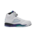 Air Jordan 5 Retro Grape 2025 Meeste tossud Valge-Smaragdroheline Viinamari-J&auml;&auml; HQ7978-100 43 white