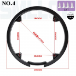 V&auml;nda Komplekt Jalgratta Osad 42T 44T 46T 48T 52T Universaalne V&auml;nda Kate Jalgratta Hammasratas Ketiratta Kaitse Jalgratta V&auml;nda Kork