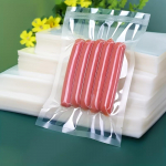 Tekstuuriga vaakumtoidukott Tekstuuriga vaakumtoidupakendikott, Kaubanduslik evakueerimishoiustamise tihenduskilekott, V&otilde;rgusilma v&auml;rskuskott 6*8cm 1pc valge