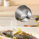 Oil Pan Butter Melting Pot Cookware Easy to Clean Practical Mini Frying Pouring for 300ml