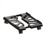 Computer Tower Stand CPU Space Saving Sturdy Heavy Duty Adjustable Width 20cm to 28cm with Black