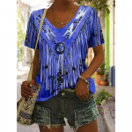 Naiste T-s&auml;rk L&auml;&auml;ne kauboi disainiga S