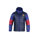 Nike Barcelona 21-22 Hooaeg Spordikihiline Soe Kapuutsiga Puuvillane Jakk Meeste Jakk Tumesinine DM0607-451 XXL blue