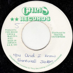 7-tolliline plaat STONEWALL JACKSON (2) - Sina ja mina teame &Uuml;HTEGI Chris Records Jamaica Reggae, Ska & Dub Kasutatud