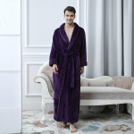 Paari t&auml;ispaksendatud Fala fliisist hommikumantel pidžaama v&ouml;&ouml;rihmaga taskukost&uuml;&uuml;m M