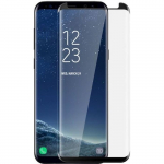 Film de protection - Phonillico&reg; - Samsung Galaxy S8 - Verre tremp&eacute; - Noir - R&eacute;sistant aux rayures