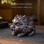 Lilla keraamika teeornamendid Toetatav &Otilde;nnekonn Dekoor K&auml;sit&ouml;&ouml;na Valmistatud Loov Teekandiku Kaunistus Teepets