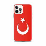 Coque iPhone - Mitmev&auml;rviline - Drapeau Turquie - Souple - TPU - &Uuml;hilduv iPhone 12 Pro Max