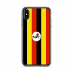 Coque T&eacute;lephone Drapeau Ouganda &ndash; iPhone X