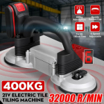 60-180mm Plaatimismasin Plaatide Vibraator Imikinnitusega Reguleeritav Automaatne P&otilde;randa Vibraator Nivelleerimist&ouml;&ouml;riist Akuga 400KG 1 x Battery