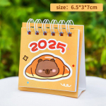 Loominguline minimoomiline lauakalender Armas Capybara kaasaskantav taskukalender Hallake ajakava ja t&ouml;&ouml;laua kaunistuskingitusi