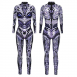 3D digitaaltr&uuml;kk Lavakost&uuml;&uuml;mid T&auml;iskasvanutele Halloweeni &Uuml;ritused Karnevali Teemapidu Cosplay Riietus M&auml;ngimine Jumpsuit Adults S