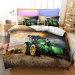 Traktori Voodipesukomplekt 3D-tr&uuml;kk P&otilde;llumajandust&ouml;&ouml;riist K&auml;rry Kodu Dekoratsioon Padjap&uuml;&uuml;r Tekikott Armas Kingitus Perele ja S&otilde;pradele 150x200cm