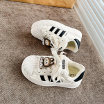 Labubu t&uuml;drukute vabaajajalatsid 2025 s&uuml;gis uus shell head mood poiste v&auml;ikesed valged kingad laste hingavad spordijalatsid 30 must