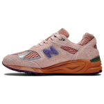 Salehe Bembury x New Balance 990v2 Valmistatud USA-s Sand Be The Time Unisex Tossud Roosa Misty-Rose Terra-Cotta M990SB2 43