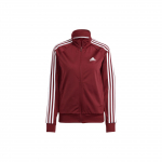Adidas Primegreen Essentials Treeningjakk V&auml;rviplokk Retro Seisukrae Spordivabaaja Jakk Naiste Jakk Tume Punane IM2827 S