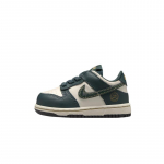 Nike Dunk Low TD S&uuml;gav Džungel Beebi Tossud Roheline Kahvatu-Kreemjas Vintage-Roheline FB9107-301 23.5