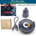 Mercedes Benz Smart 453 451 jaoks Traadita Laadimisega Telefoni Hoidik Automaatse Klambriga Autohoidik Qi-toega Laadija Autotarvikud