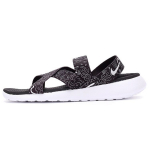 Nike Roshe One Sandaal Prinditud Nahk Mugavad Igap&auml;evased Rannasandaalid Naiste Sandaalid Must 832644-011 35.5