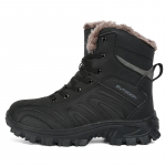 Suured suurused 40-48 Talvesaapad Veekindlad V&auml;litingimuste Meeste Saapad Pahkluuni Lumesaapad K&otilde;rged Meeste Jalatsid 40 must