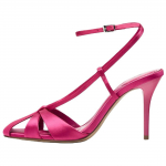 ZARA Elegantne satiinefektiga stiletokkingad 9cm Naiste kingad magentav&auml;rvi 2338510060 38