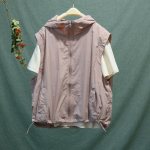 Suvised naiste vestid, cargo-t&otilde;mblukud, kapuutsiga, vabaaja, lahtised, tahked, &otilde;uespordialad, jahedad, kiiresti kuivavad, &otilde;hukesed, volditud, t&auml;navariided, universaalsed XXXXL must