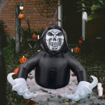 Halloween Inflatable Decoration Outdoor Ornament Lawn Prop Gift Light up Eyes with Led for