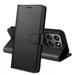 Coque pour Honor 400 SMART - Portefeuille Noir Rabat Clapet Aimant&eacute; Rangement Cartes Phonillico&reg; must
