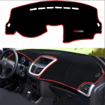 Peugeot 207 jaoks Matt Armatuurlaua Pad P&auml;ikesesirm Armatuurlaua Matt Kaitse Vaip Tarvikud 2009 2010 2011 2012 2013 Polyester&Four Seasons