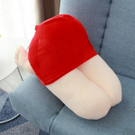 Kreatiivne t&uuml;druks&otilde;bra humanoidne viskepadi meestele magamiseks hoidmiseks pehme m&auml;nguasi nukk nukk poiss-s&otilde;brale 50cm（0.85kg） punane