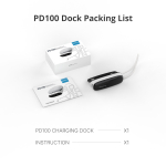 BOBOVR PD100 Kahes &uuml;hes laadimisjaam koos reaalajas toiten&auml;idikuga 30W USB-C PD Kiirlaadimine sisse/v&auml;lja USB-C USB-A port &uuml;hilduv B100 valge