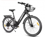 Ebike Kuum M&uuml;&uuml;k 26 Tolline Linna Ebike 36V500D Kiire Kiirus 15AH Naiste Linna Elektrijalgratas Pakiraamiga 500W 36V 15AH must