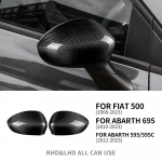Ehtne k&otilde;va s&uuml;sinikkiust kate Abarth 595 595C 695 Fiat 500 2012-2017 2018 2019 2020 2025 2025 2025 Auto tahavaatepeegli kate For Abarth 595 12-23