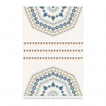 Boheemia Kapp Tolmukate L&uuml;hike Kardin Poolkardin K&ouml;&ouml;gi Hoiustamine Kingariiul Riidekapi Tolmukate Akna Ukse Dekoratsioon Kardin 40x70cm