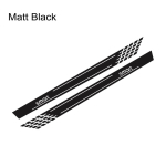 For Smart Fortwo cabrio eq Forfour Preis W453 W451 Car Door Side Decor Stickers and Decals Auto Exterior Styling Accessories Matt Black gray