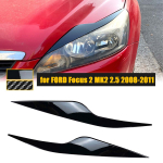 ABS esitulede kulmude silmalaud Esitulede kleebis Silmakate jaoks FORD Focus 2 MK2 2.5 V&auml;liskatte trimmi autotarvikud Carbon Look