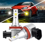 YOBIS H8/H16 (Tehtud Jaapanis) LED Udutuli, Valge/Kollane, 2 V&auml;rvi L&uuml;litus, CSP Kiip, For both H8/H11/H16 (domestic cars)/H9