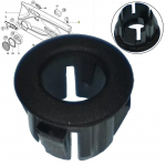 Accessory Black Door Lock Pin Trim Non-deformation Design OEM Number 51418223132 Practical tallation For BMW E46