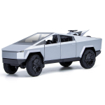 1/24 Tesla Cybertruck Pikap Sulamist Auto Mudel Valatud Metallist M&auml;nguasi Maastikuautod Auto Mudel Simulatsioonheli ja valgusega Laste M&auml;nguasjad Kingitus h&otilde;be