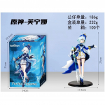 23cm Furina kuju M&auml;ng Genshin Impact PVC tegevuskuju Anime armas t&uuml;druk Focal Focalors Kogumismudel Nukk M&auml;nguasi Kingitus With box