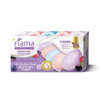 Fiama Niisutavad Seebit&uuml;kid T&auml;histamispakend, Jaapani Hokkaido Piim & Marjad, Seebid Pakendis 5 tk (625 g), Mittekleepuv niisutatud nahk, 1/3 nahaniiskus