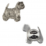 West Highland White Terrier, Westie, Westy - Dog brooch in a gift box, elegant pin, lapel pin for Art-Dog brand jacket h&otilde;be