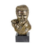 Elvis Presley - marble bust, statuette of a famous person, decoration for office, school, and hotel by the Art-Dog brand