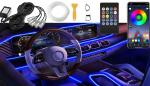 &Uuml;mbritseva valguse 5IN1 Auto LED-riba K&otilde;rge heledus Atmosf&auml;&auml;r USB