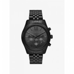 Michael Kors Suur Lexington Musta Tooniga K&auml;ekell MK8591 must