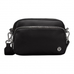 Lululemon Everywhere 2L Vabaaja Mitmek&uuml;lgne Moodne Nailonist Crossbody Kott Meeste Kotid Must LU9C80S-0001 Black/BLK