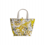 Versace Jeans Couture Logo Prindiga Eemaldatava &Otilde;larihmaga K&auml;sikott Naiste k&auml;ekotid Valge 74VA4BZ2-ZS599-G03 Basic Set (Bag+Dust Bag)
