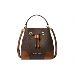 Michael Kors Mercer 18 Klassikaline Monogramm Kaetud L&otilde;uend &Auml;mbrikott Naiste kotid Helepruun 35F2GM9M1B-BROWN Shopping Bag Set(Basic Set+Shopping Bag)