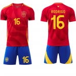 2024 Euro Hispaania kodus&auml;rk #7 Morata #19 Yamal #17 Nico #18 Olmo Jalgpallis&auml;rgid L